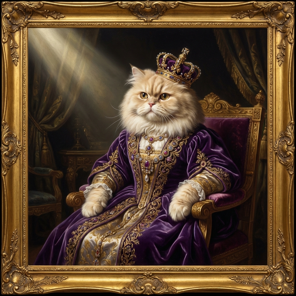 Baroque Cat Queen
