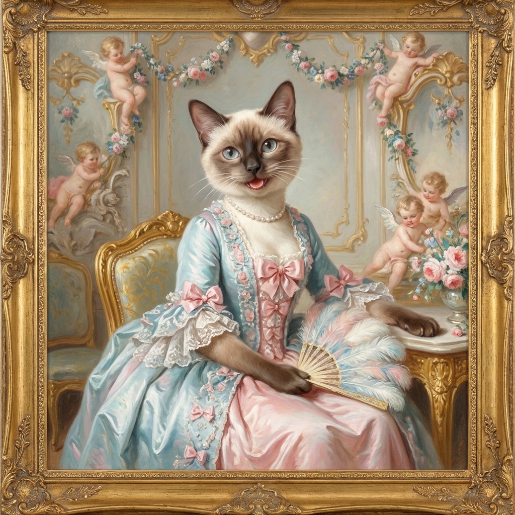 Rococo Siamese Lady