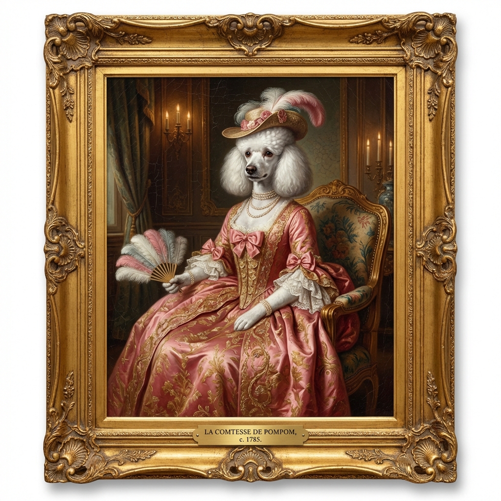 French Poodle Aristocrat